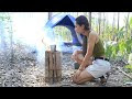 Primitive Technology : Membuat Kompor Kayu Sederhana