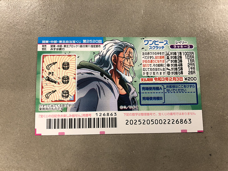 チャンスセンター こんにちは