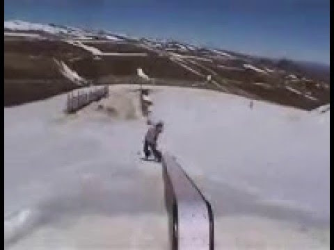 Crashes In The Snow. Snow Park NZ