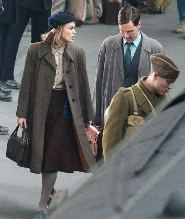 Benedict Cumberbatch, Keira Knightley, The Imitation Game, new film, code breaker drama, actress, filming Benedict Cumberbatch, Keira Knightley, The Imitation Game, new film, code breaker drama, actress, filming