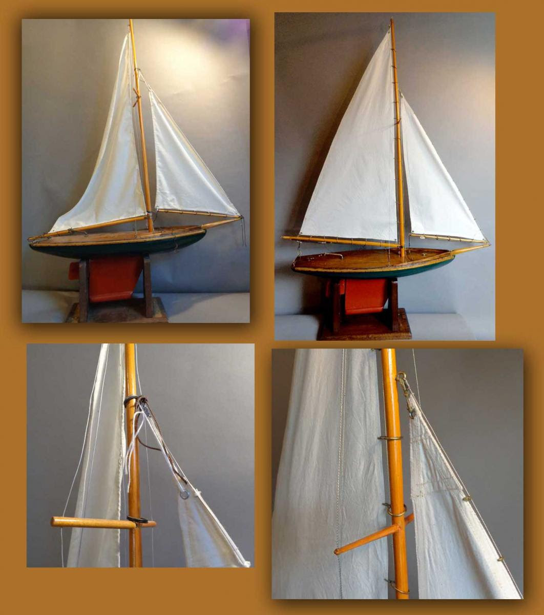pond yacht rigging - masting, rigging and sails - nrg's