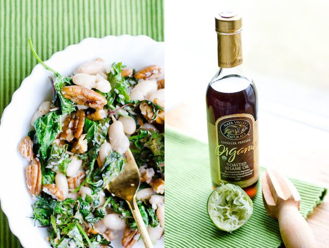 Roasted Kale Salad with Pecans and Sesame Oil by Mary Banducci