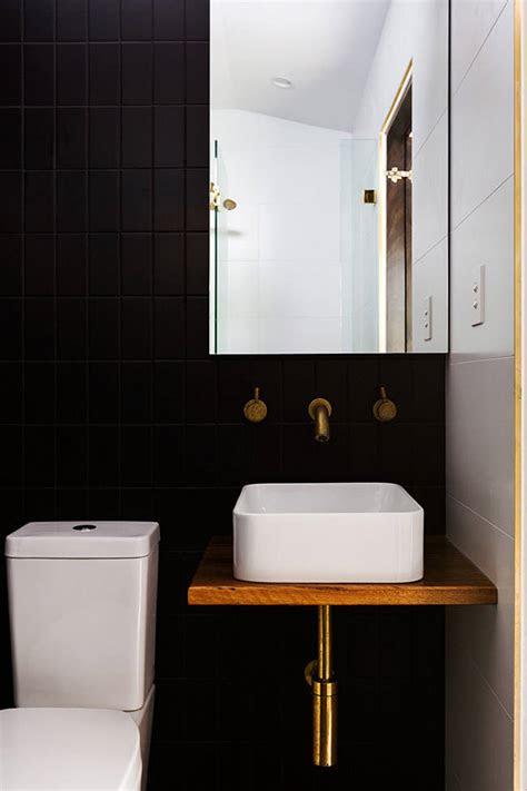 In the bathroom, display them similarly, with one light on . Elegant Powder Room Ideas And Tips For The Perfect Design