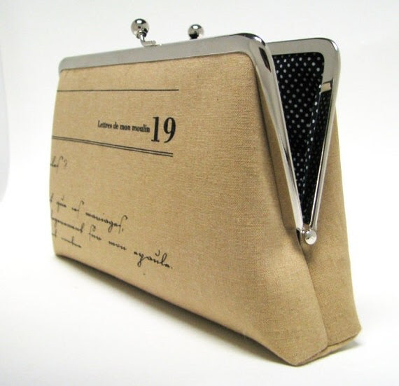 Bridesmaids gifts - 5 pockets, 8 in - Love letters in the sand 2