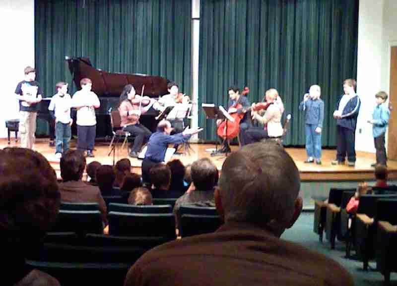 Bruce Adolphe and Daedalus Quartet at Missouri Southern State University, Joplin, 16-FEB-2008