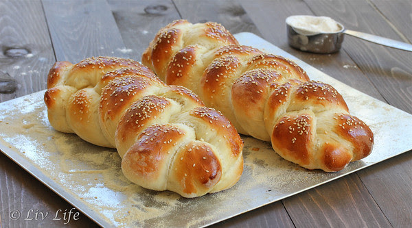 Holiday Bread Bread on a baking sheet