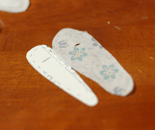 How to make a fabric covered snap clip 3