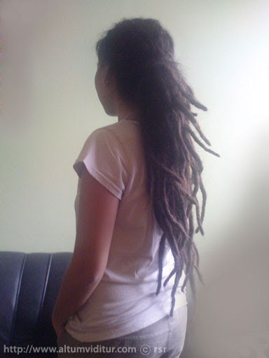 I grew that hair for four years from super short ala-Pink hairstyle in 2000.