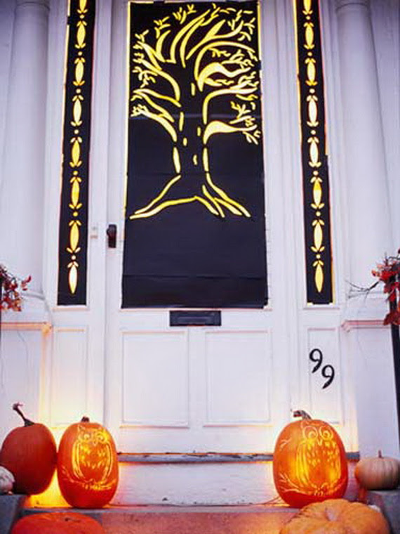 Happy Halloween, With Door Decoration Ideas - family holiday.net/guide