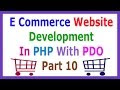 E Commerce Website Development In PHP With PDO Part 10 Creating Sub Cate...