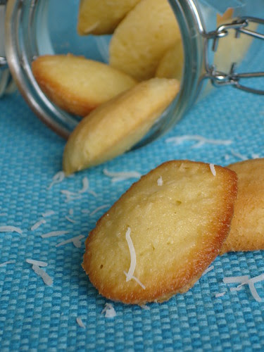 Coconut madeleines