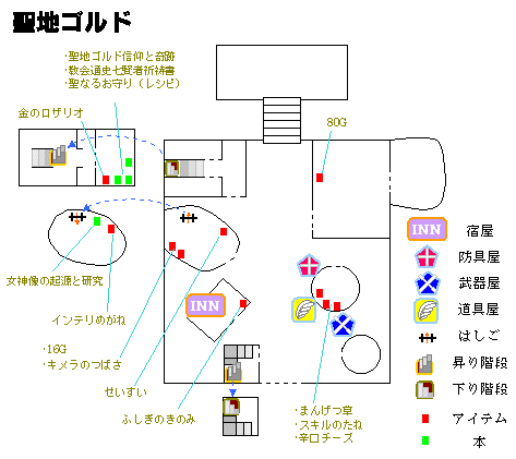 Ps2ドラゴンクエスト８の町 聖地ゴルドをマップ付で攻略