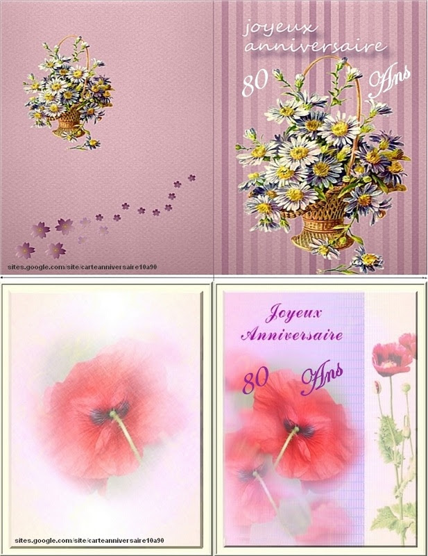 Carte Anniversaire 80 Ans A Imprimer Cartes Anniversaire Imprimer Gratuite