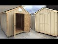 Diy wood shed building kits 