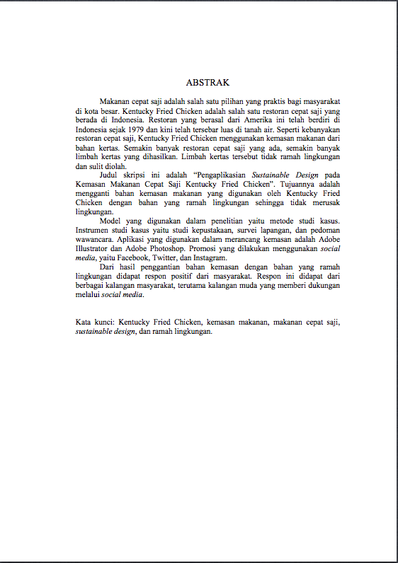 Contoh Abstrak Related Keywords & Suggestions - Contoh 