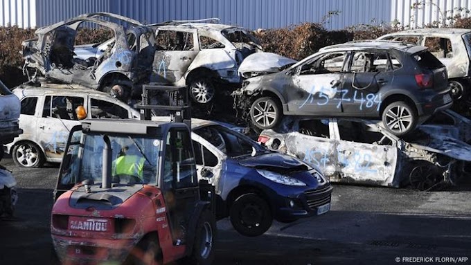 France logs decline in torched cars on New Year’s Eve