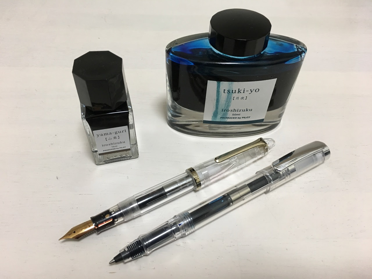 カキモリで購入した万年筆とローラーボールペンにインクを注入 どちらも素晴らしい書き味です Stationery Life