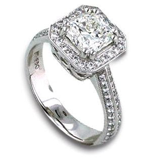 rings engagement carriage
