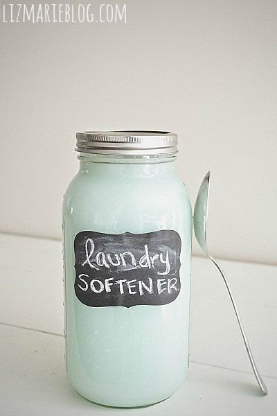 DIY;  Homemade Fabric Softener - a batch makes 8 cups & costs under $2 a batch!