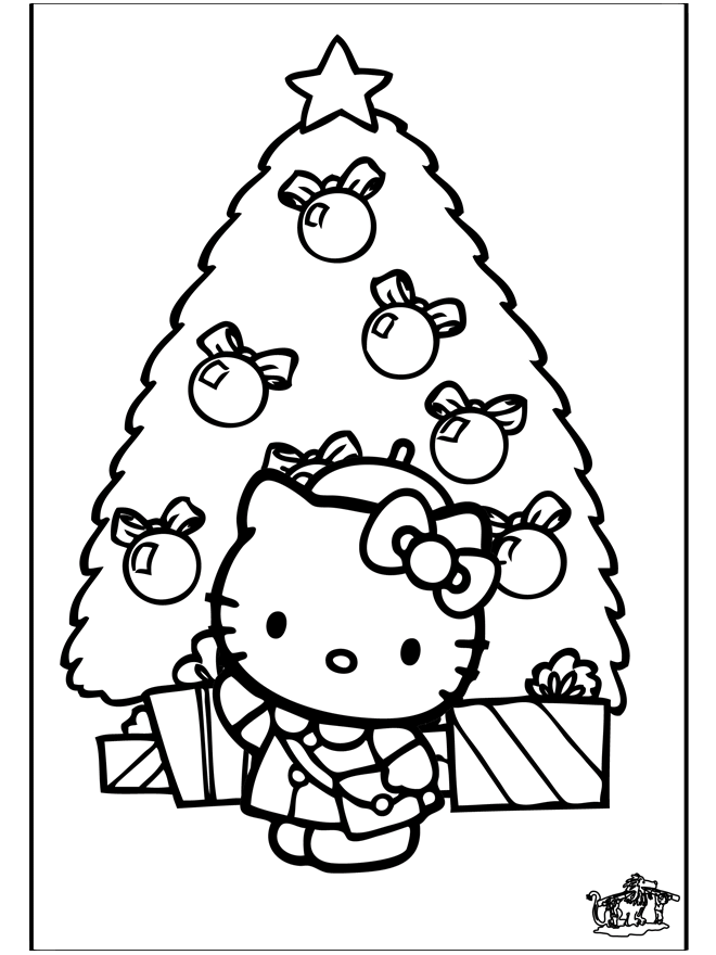 free hello kitty christmas coloring download free clip art