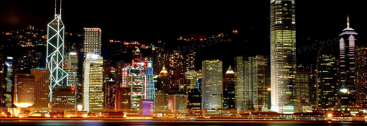 香港夜景背景图片下载 免费高清香港夜景背景设计素材 图精灵