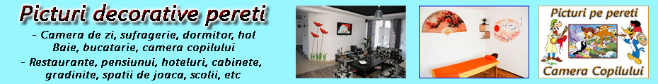 Picturi pe pereti - moderne decorative