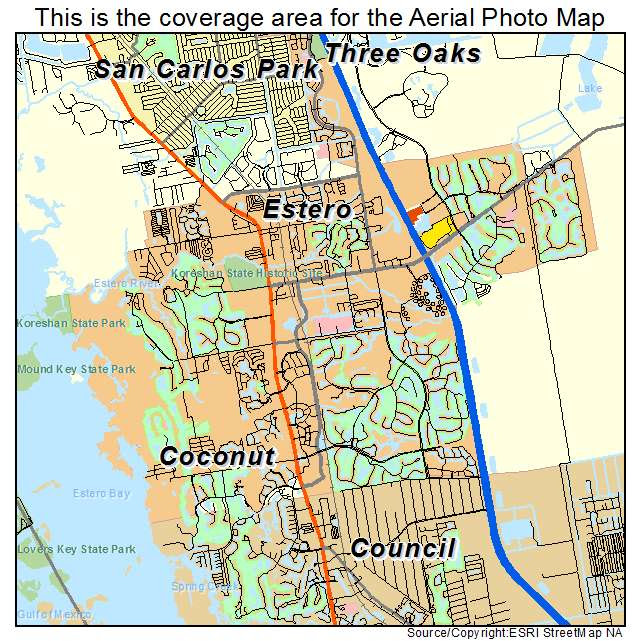 Where Is Estero Florida Map