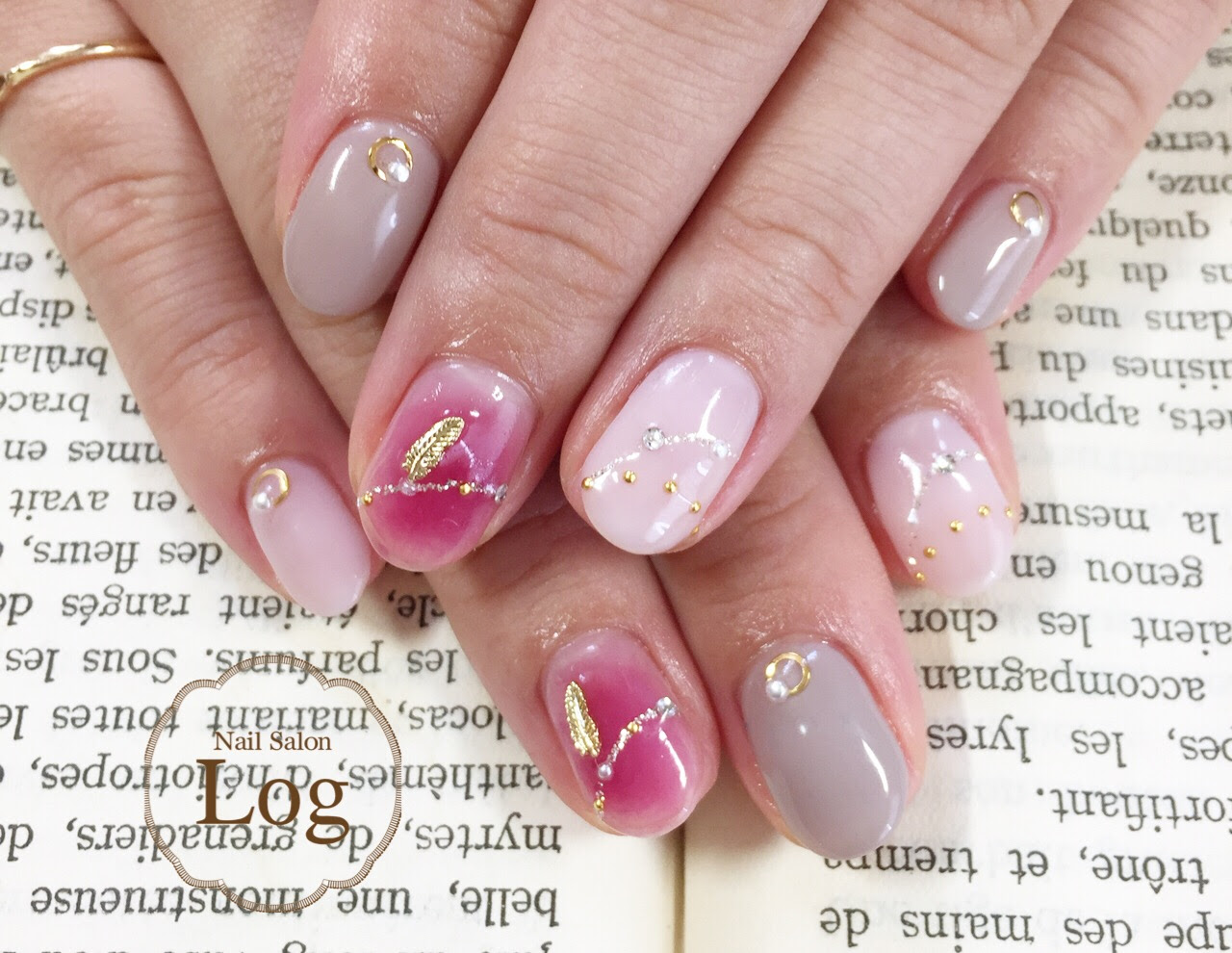 羽アート チークネイル 恵比寿東口３分 完全個室 ネイルサロンlog