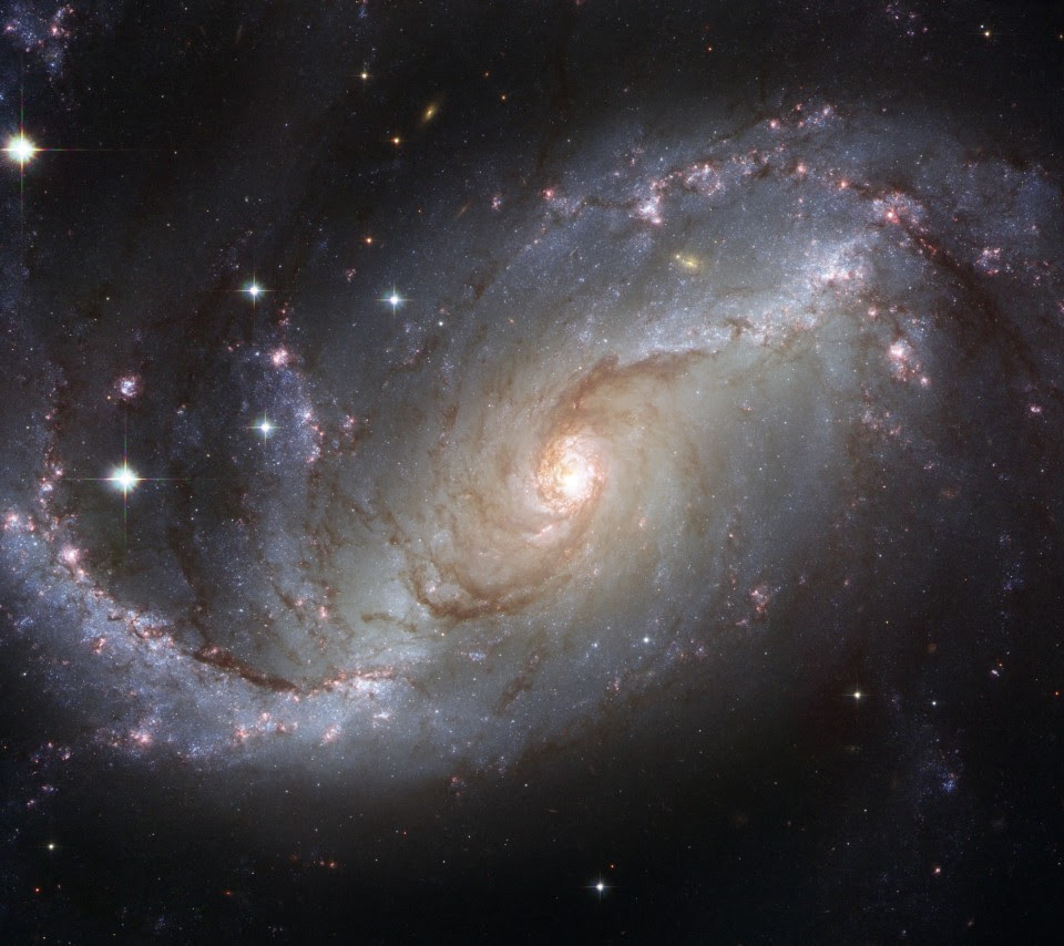 壁紙 棒渦巻銀河のスマホ壁紙960x854 Galaxy 001 Jpg 壁紙box