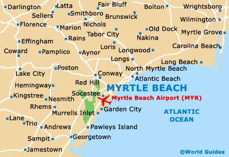 Carolina Beach on Myrtle Beach Maps And Orientation  Myrtle Beach  South Carolina   Sc