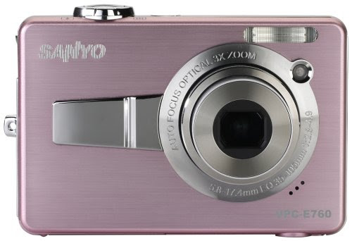 Sanyo E760 7.1MP Digital Camera with 3x Optical Zoom (Pink)