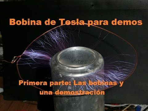 Como hacer una bobina de Tesla casera de estado sólido 