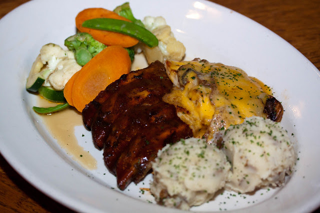 Ribs and Alice Springs Chicken