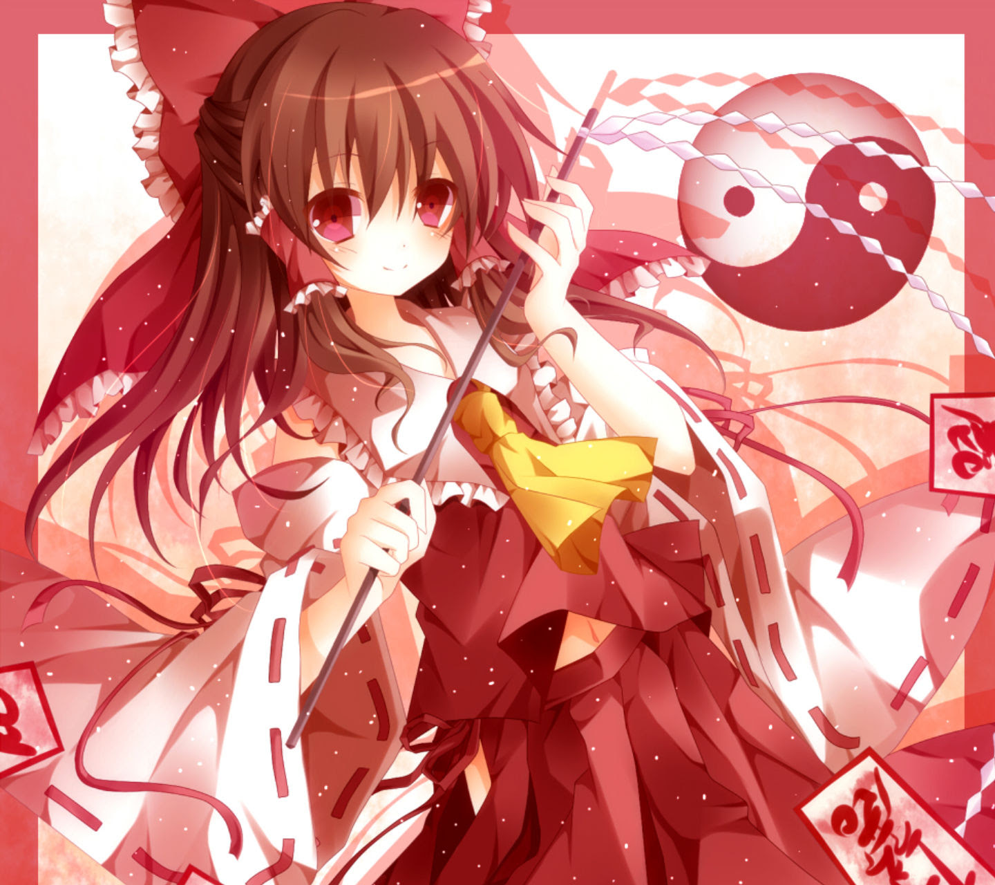 東方プロジェクト Android壁紙 画像 2 博麗霊夢 1440 1280 アニメ壁紙ネット Pc Android Iphone壁紙 画像