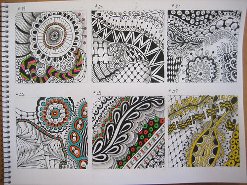 Zentangles 19-24