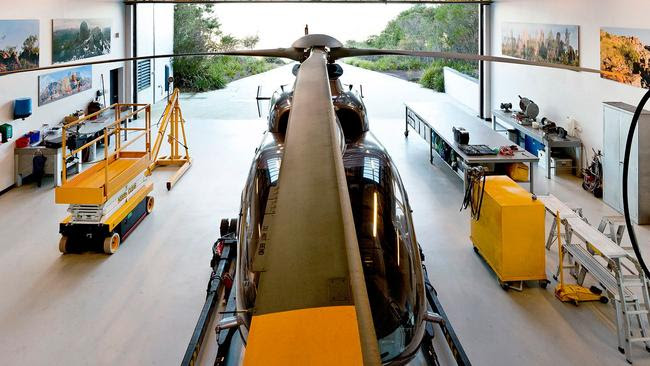 The wealthy couple kept their helicopter at home in Terrey Hills. Picture: richardgreen.net.au