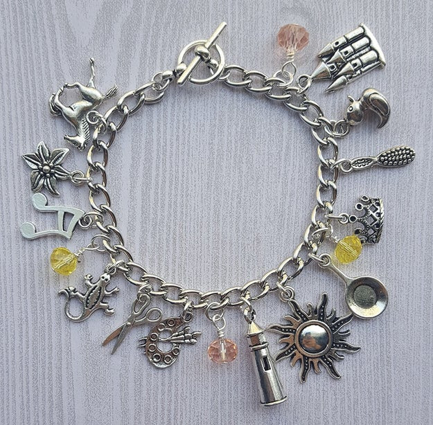 Every Tangled fan will be pressed to get this charm bracelet.