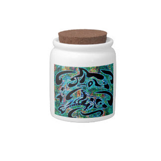 Colored Candy Jars, Colored Candy Dishes