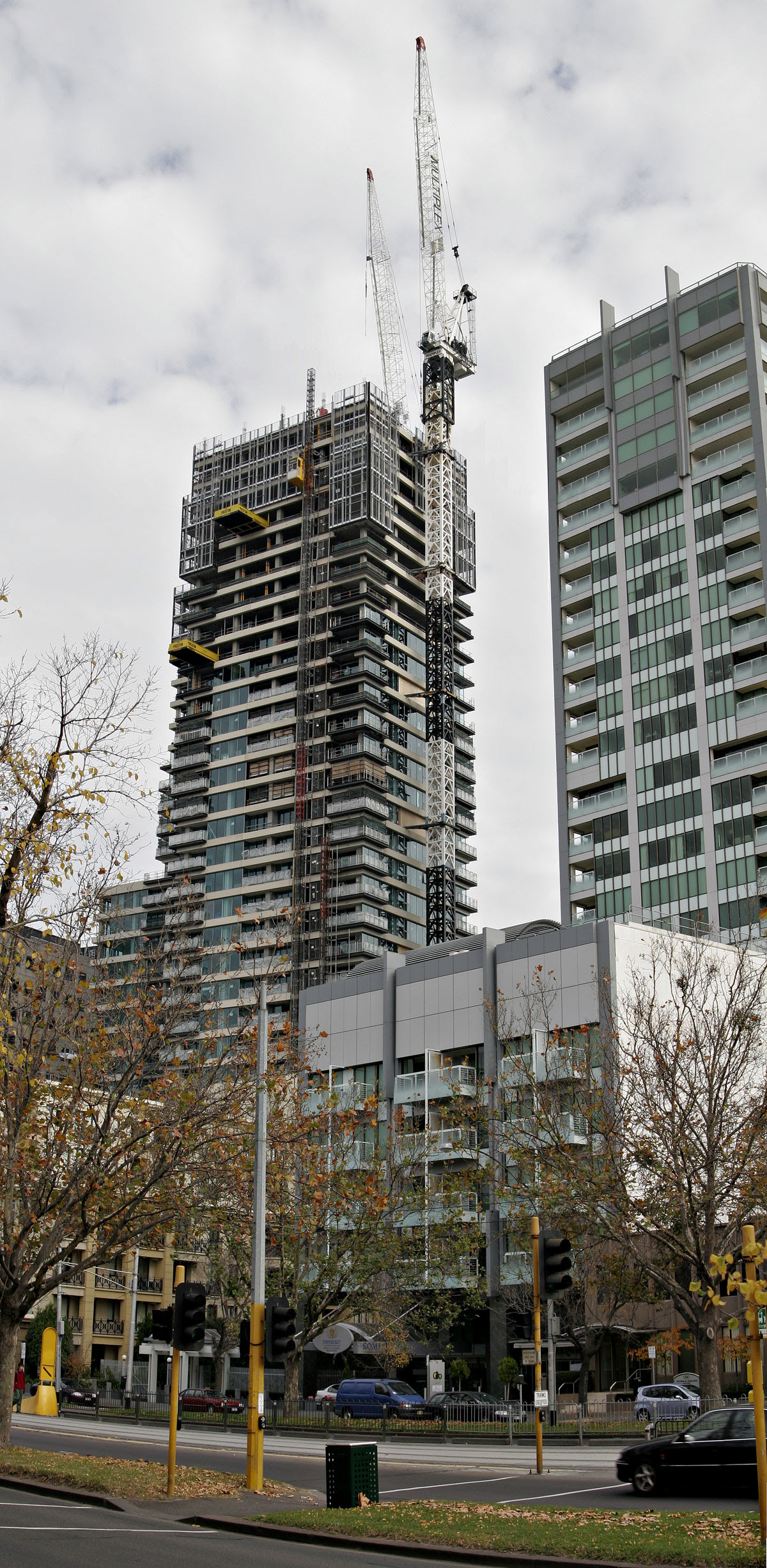 sky scraper painting