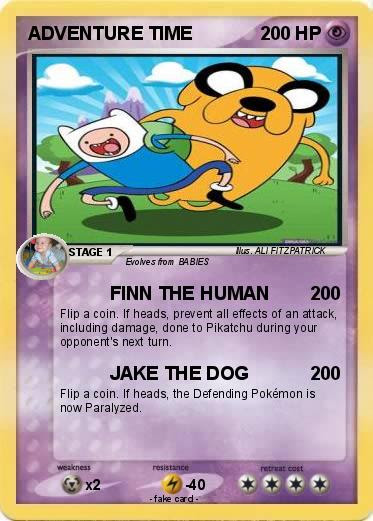 Gallery For gt; Adventure Time Pokemon Cards