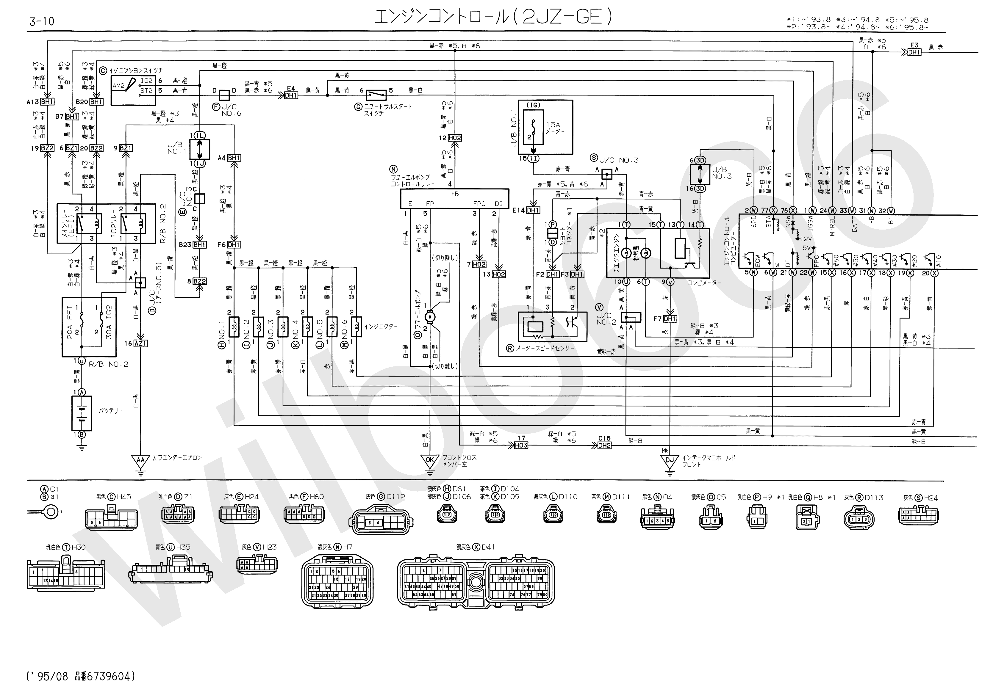 wilbo666 / 2JZ-GE JZS147 Engine Wiring