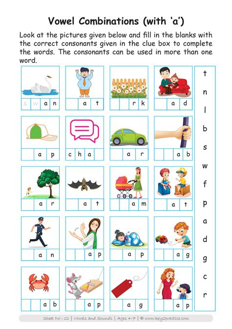 Browse vowel worksheets for kindergarten resources on teachers pay. vowels and consonants worksheets i pre primary classes key2practice