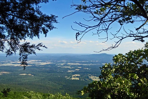 View from The Lodge at Mount Magazine