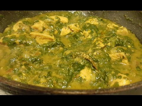 Youtube Spinach With Chicken Indian Recipe