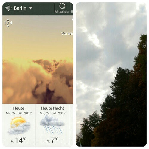 Day 24: weather: what the weather app said and what it really looked like #weather #fmsphotoaday #fall #fmsphotoadayoctober #sky #instagrammers