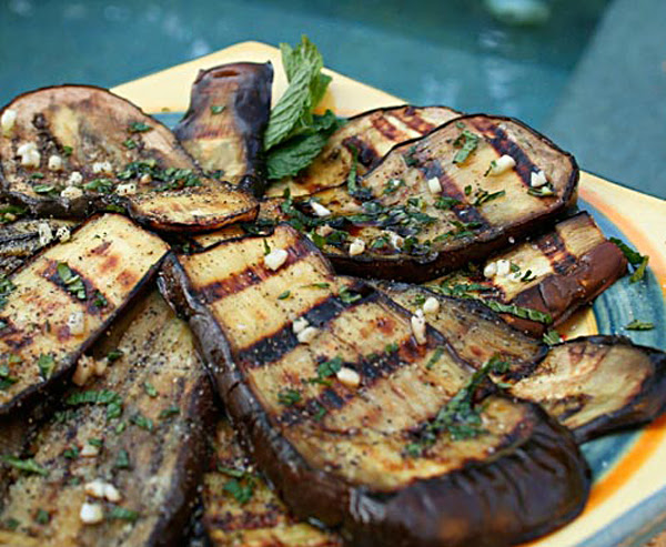 Grilled Eggplant With Mint | Italian Food Forever