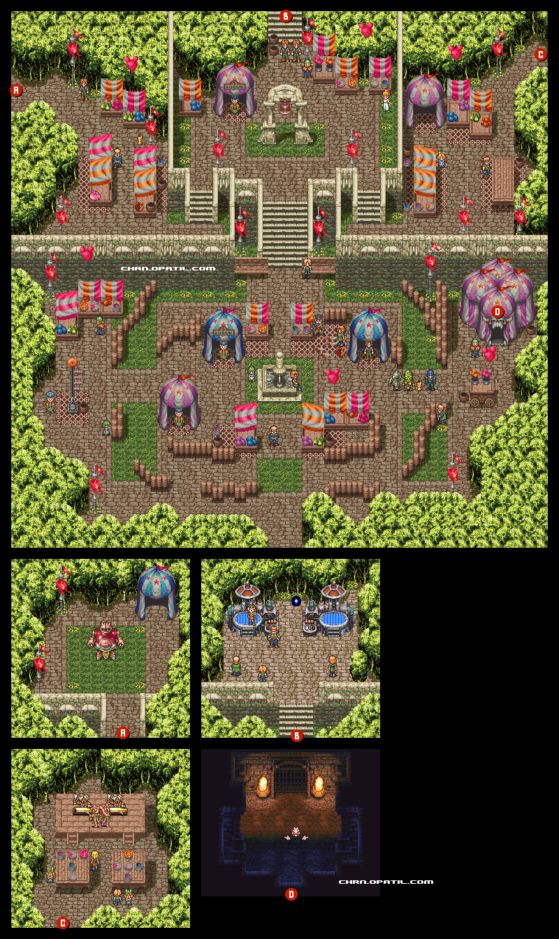 シナリオ攻略 旅立ち 夢見る千年祭 クロノ トリガー 攻略 Chrono Trigger 攻略 ゲーム攻略メモ
