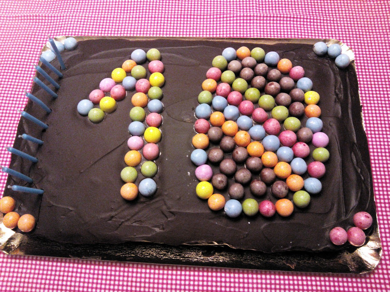 Chocolate birthday cake