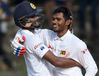  Chandimal’s and Dhananjaya’s double century partnership of 211 runs only second to Arjuna’s and Asanka’s 230 runs