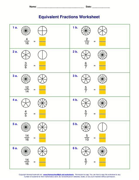  equivalent fractions worksheet 4th grade pdf workssheet list